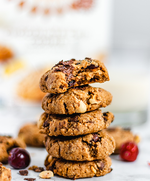 Vegan Hazelnut Cookies made with Almond Flour Baking Mix Chocolate Chip Cookie Recipe  