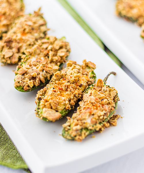 Jalapeno Poppers made with Jalapeno Sprouted Seed Crackers Recipe