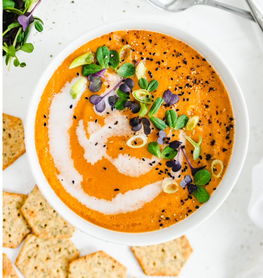 Golden Beet & Carrot Gazpacho