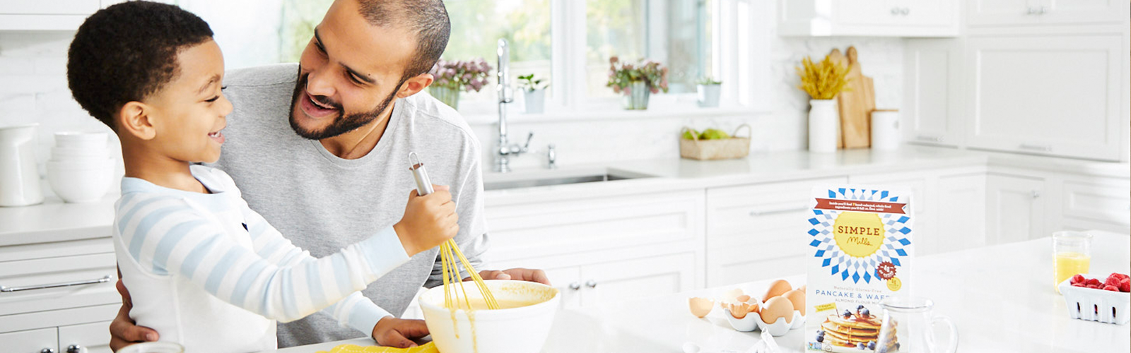 Diverse family making pizzas using almond flour baking mix Pizza Dough