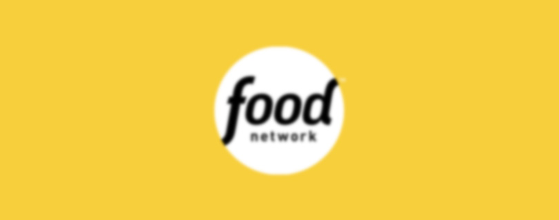 Food Network Logo on yellow background