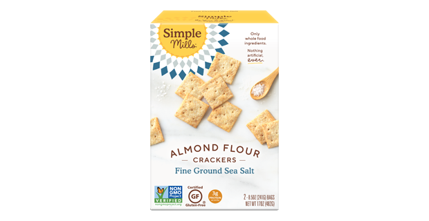 Simple Mills Almond Flour Crackers Fine Ground Sea Salt