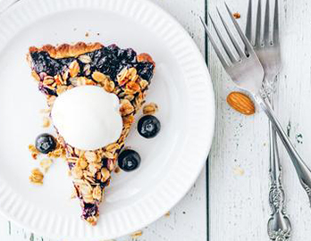 Blueberry Crumble Pie