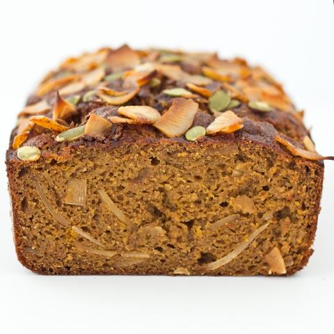 Coconut Caramel Pumpkin Bread made with Almond Flour Baking Mix Pumpkin Muffin & Bread Recipe