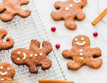 Gingerbread People made with Almond Flour Baking Mix Pumpkin Muffin & Bread Recipe