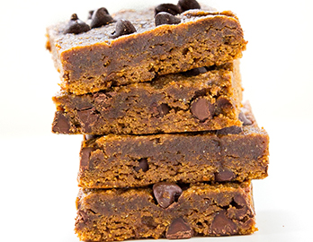 Protein Pumpkin Brownies made with Almond Flour Pumpkin Muffin & Bread Mix Recipe