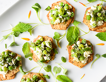 Mint and Feta Green Bites