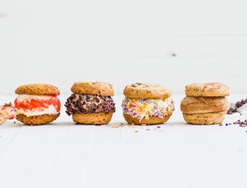 Cookie Ice Cream Sandwiches (Four Ways)
