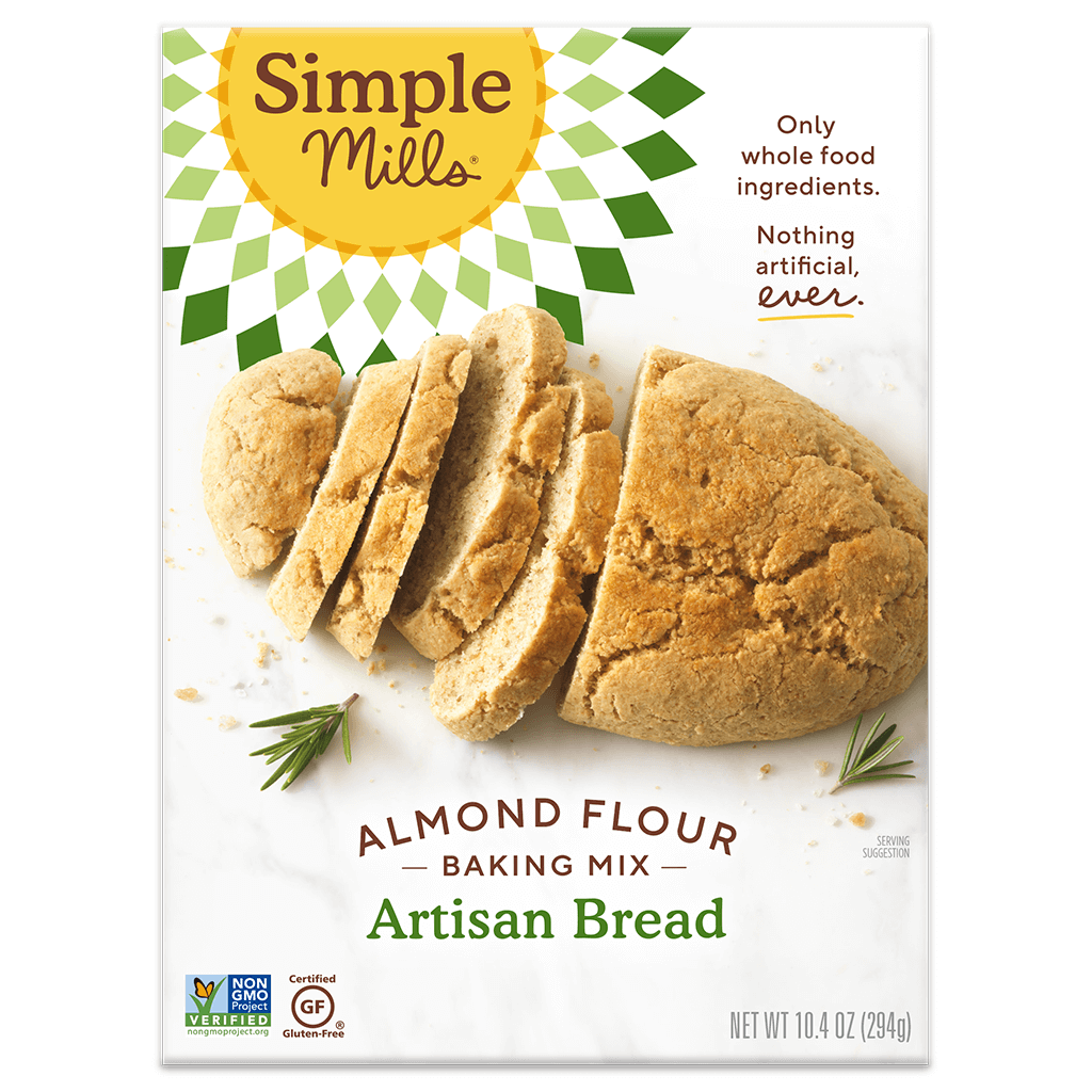 Simple Mills Almond Flour Baking Mix Artisan Bread for gluten free baking 