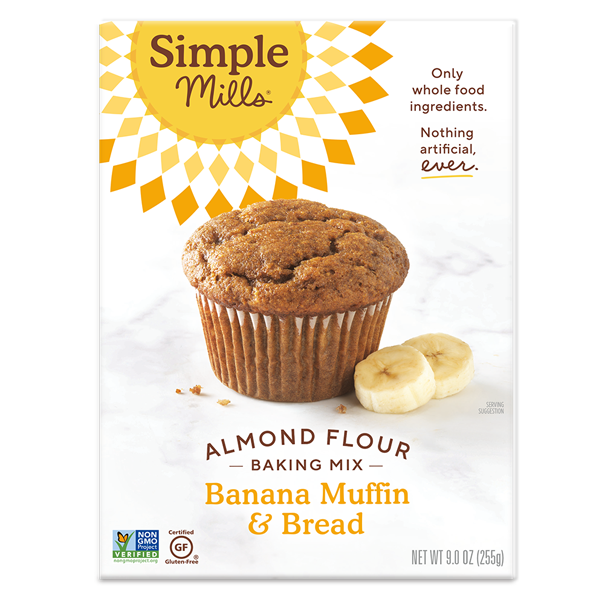 Simple Mills Almond Flour Baking Mix Banana Muffin & Bread