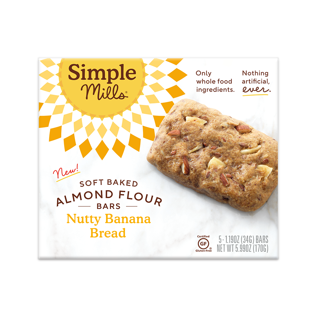 Our Best Soft Baked Almond Flour Bars Nutty Banana Bread 