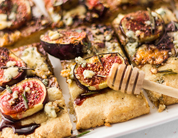 Fig, Balsamic, and Blue Cheese Tart made with Artisan Bread Mix Recipe