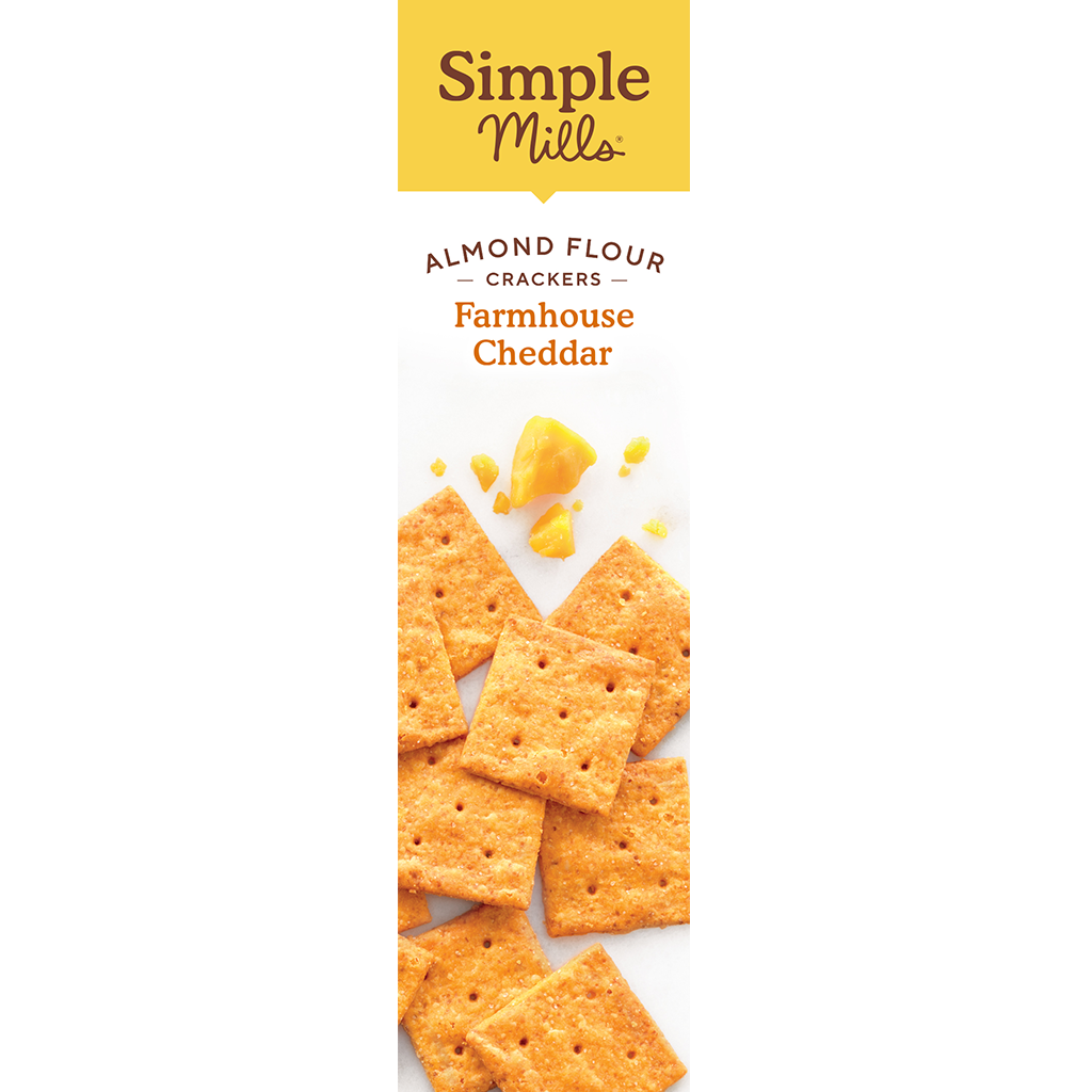 SimpleMills - Farmhouse Cheddar Almond Flour Crackers