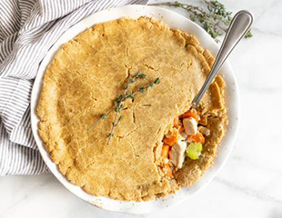 hygge-2.jpg Lightened up chicken pot pie made with Almond Flour Baking Mix Artisan Bread