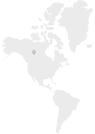 Map of North America where Hemp Seeds are produced 