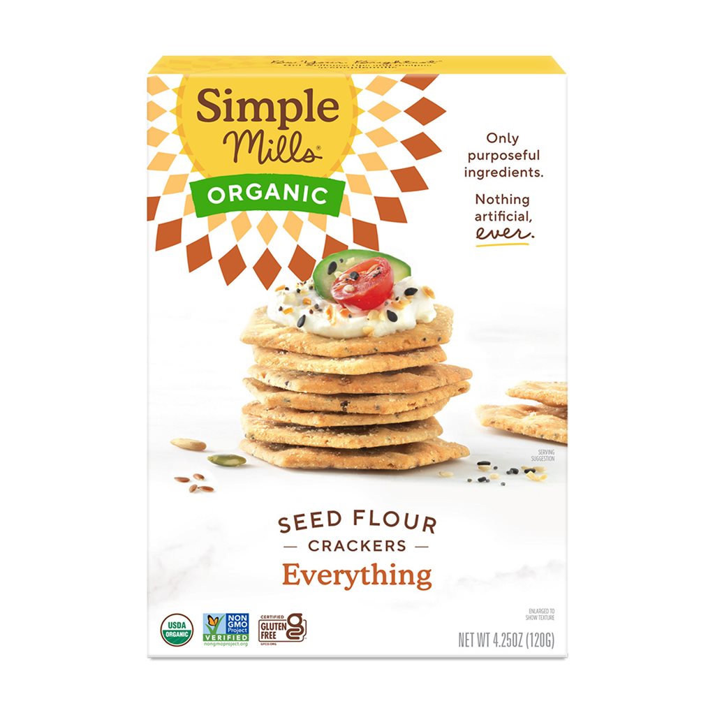 Everything Organic Seed Flour Crackers