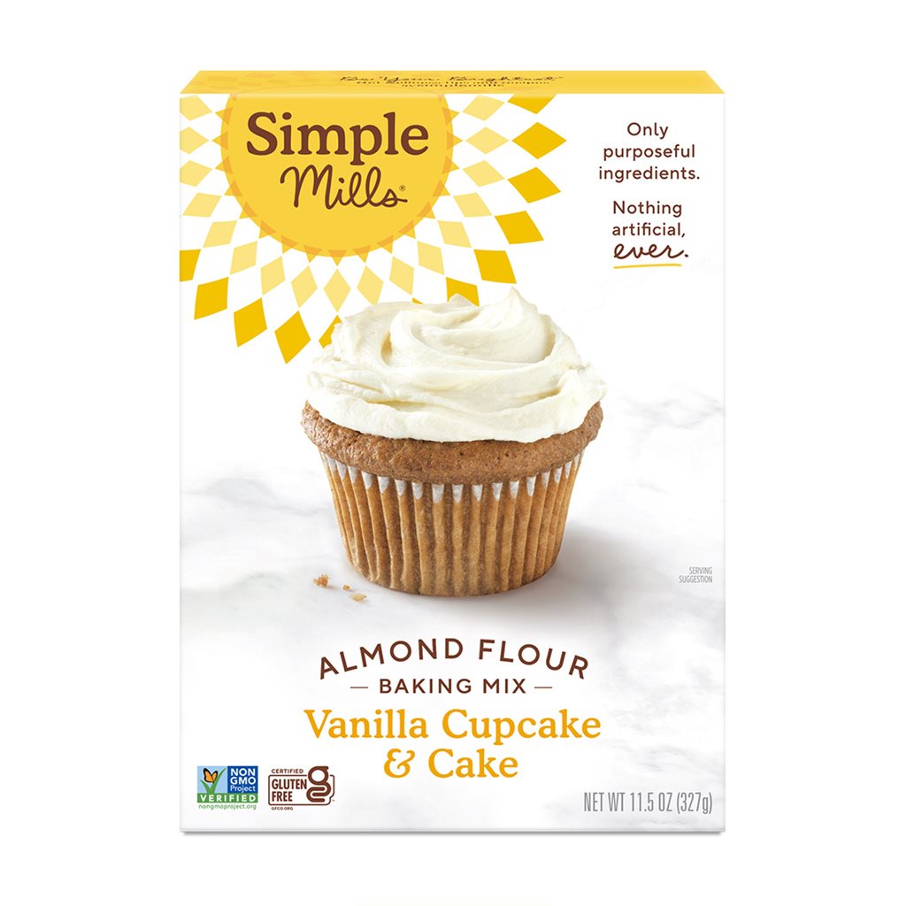 Almond Flour Baking Mix Vanilla Cupcake & Cake